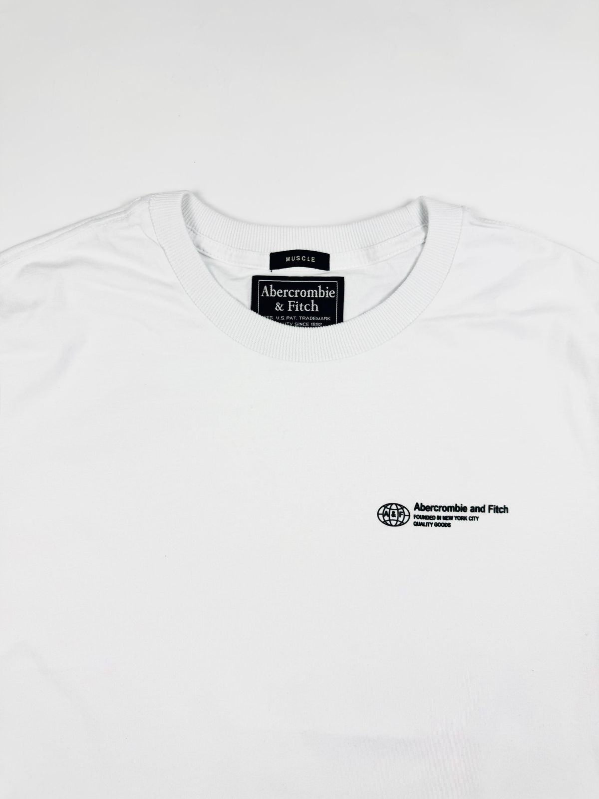 Camiseta Abercrombie - Branco - SP GRIFES - Camisetas Importadas no Atacado
