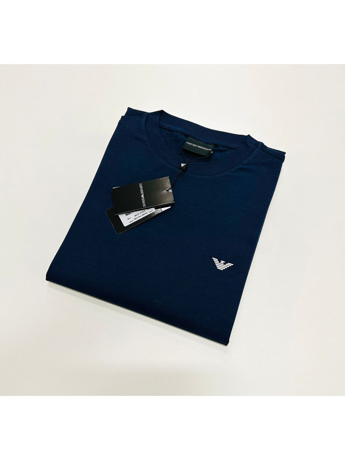 CAMISETA BÁSICA EMPORIO ARMANI - MARINHO - SP GRIFES - Camisetas Importadas no Atacado