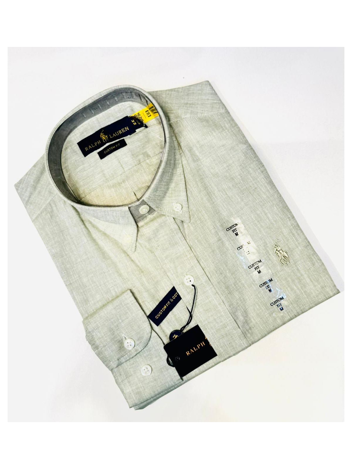 CAMISA SOCIAL MANGA LONGA LINHO RALPH LAUREN - VER... - SP GRIFES - Camisetas Importadas no Atacado