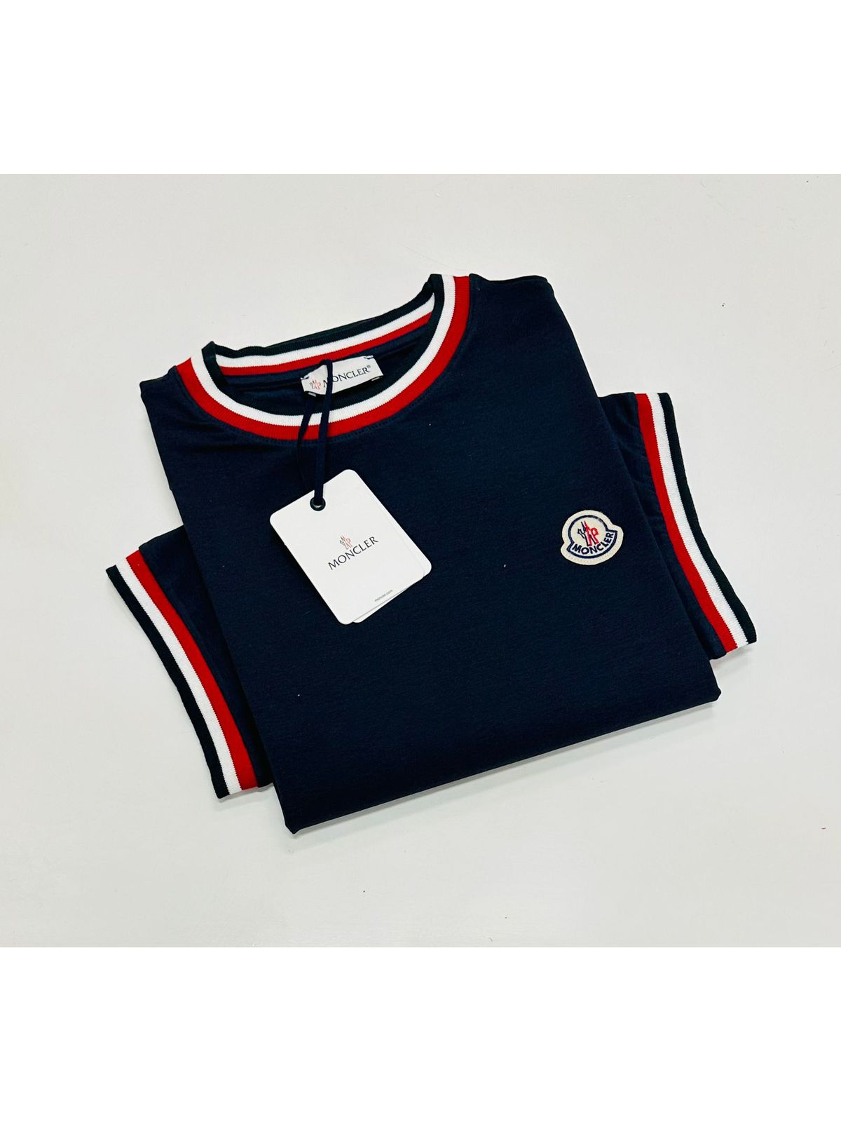 CAMISETA MONCLER - MARINHO - SP GRIFES - Camisetas Importadas no Atacado