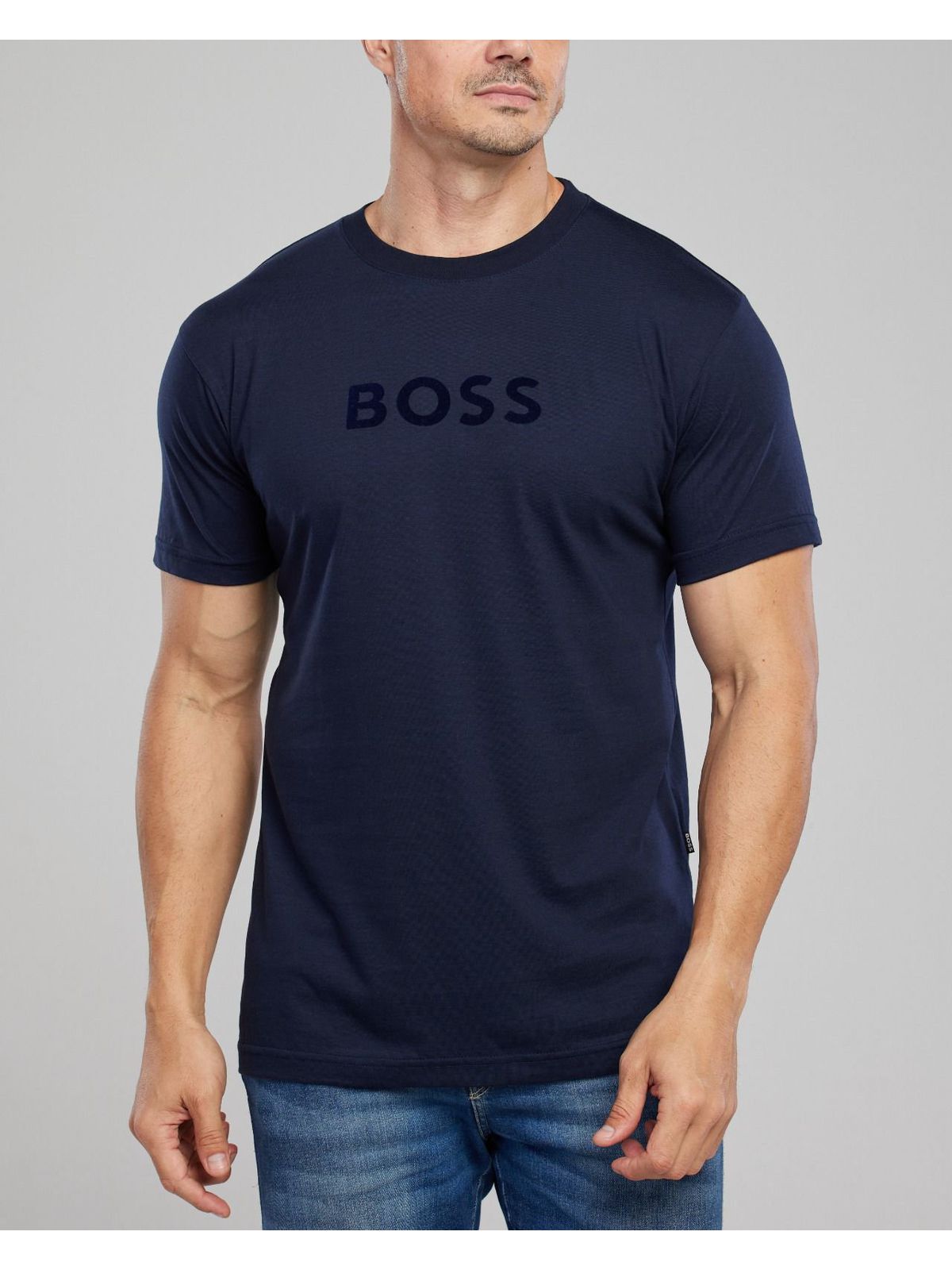 Camiseta Hugo Boss Azul Marinho - SP GRIFES - Camisetas Importadas no Atacado