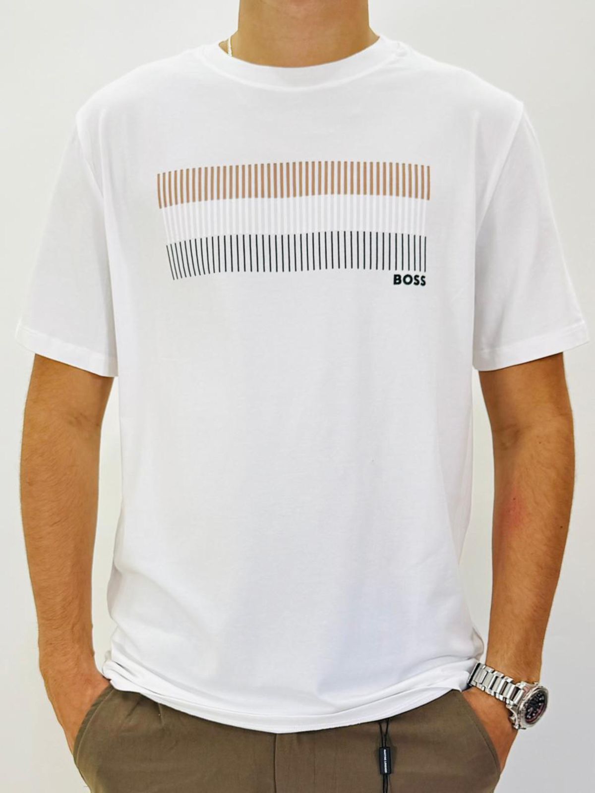 CAMISETA HUGO BOSS - BRANCA - SP GRIFES - Camisetas Importadas no Atacado