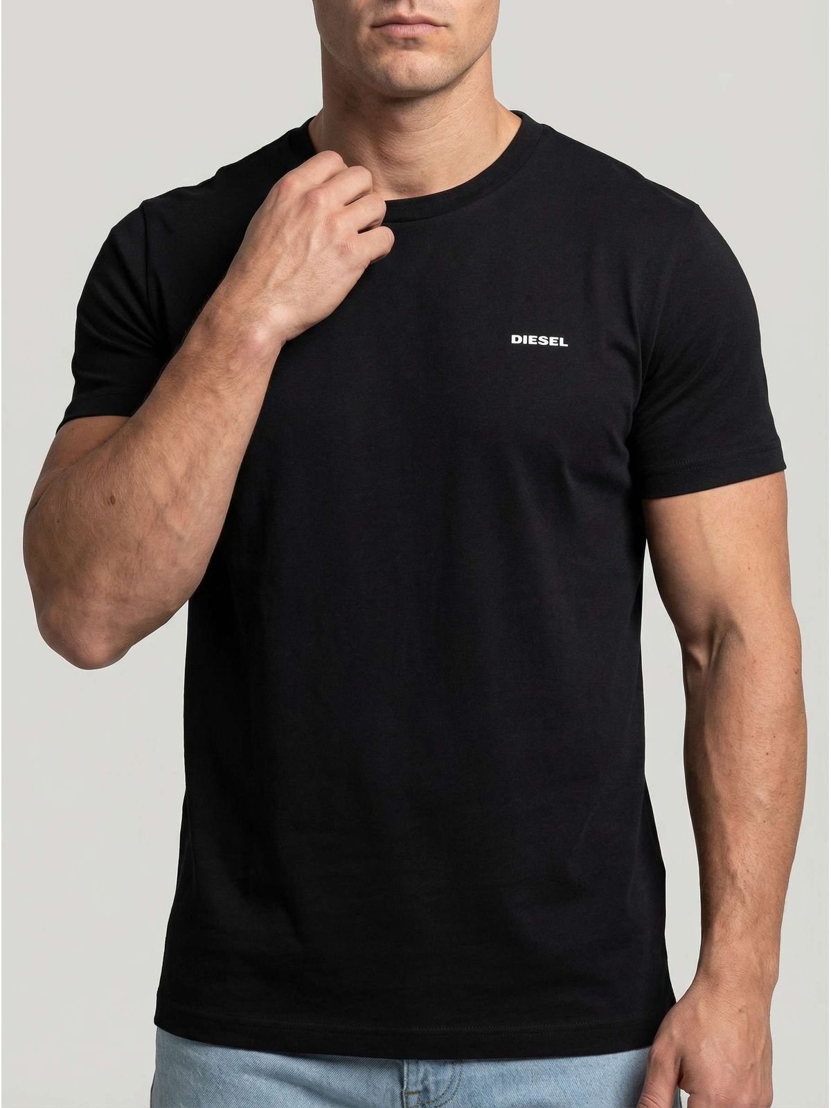 CAMISETA DIESEL - PRETO - SP GRIFES - Camisetas Importadas no Atacado