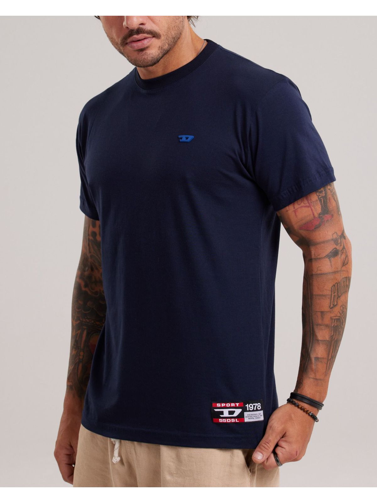 CAMISETA DIESEL - MARINHO - SP GRIFES - Camisetas Importadas no Atacado