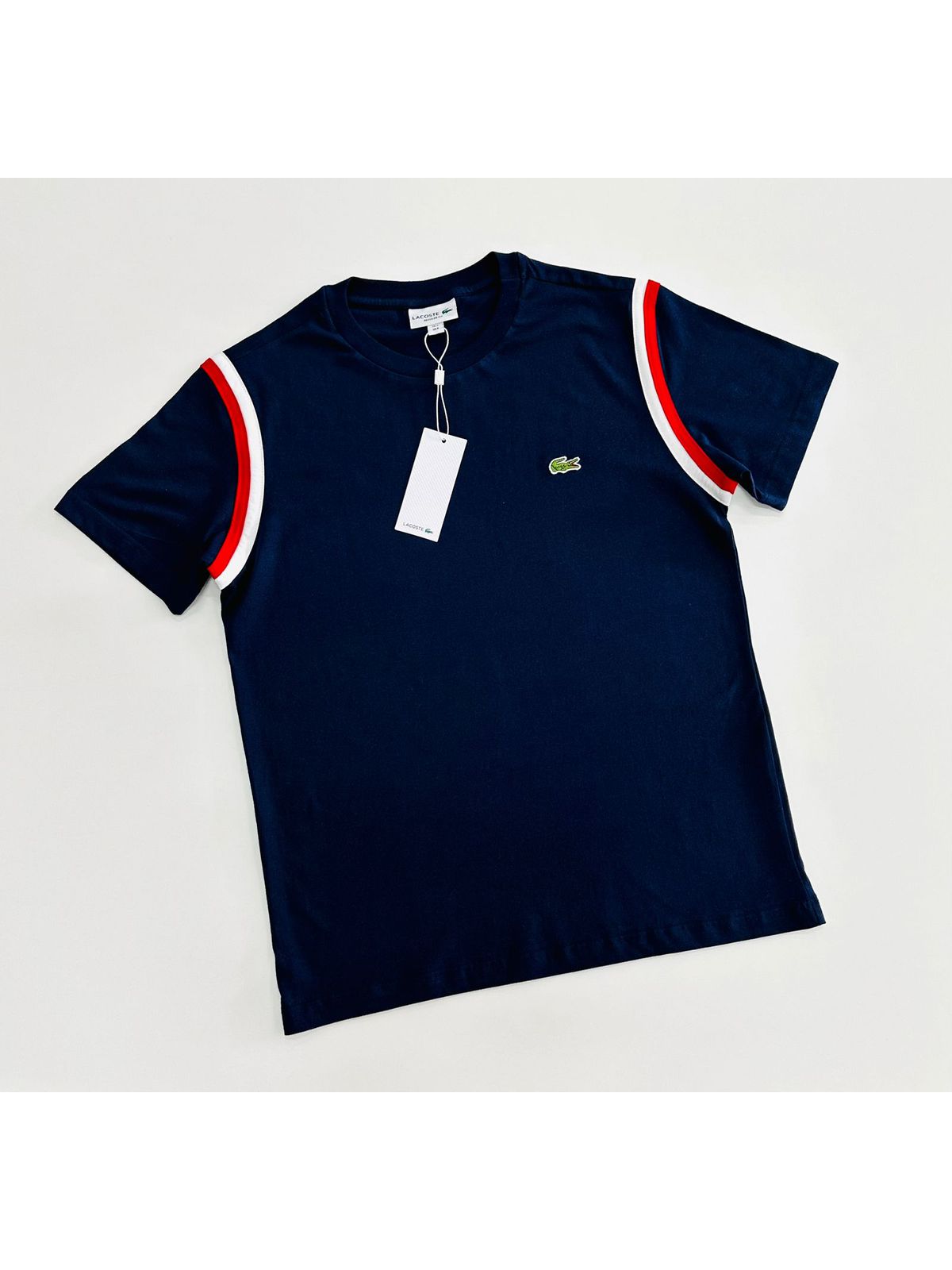 CAMISETA LACOSTE - MARINHO - SP GRIFES - Camisetas Importadas no Atacado