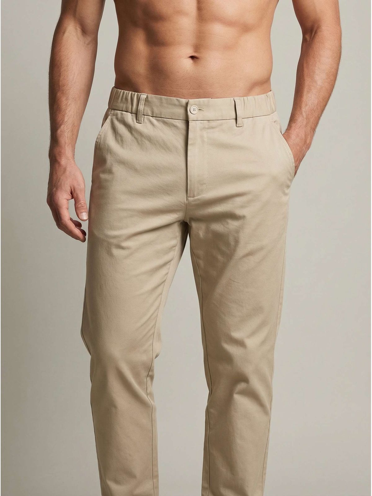 CALÇA CAGLIARI MARTINE LORENZO - CREME - SP GRIFES - Camisetas Importadas no Atacado