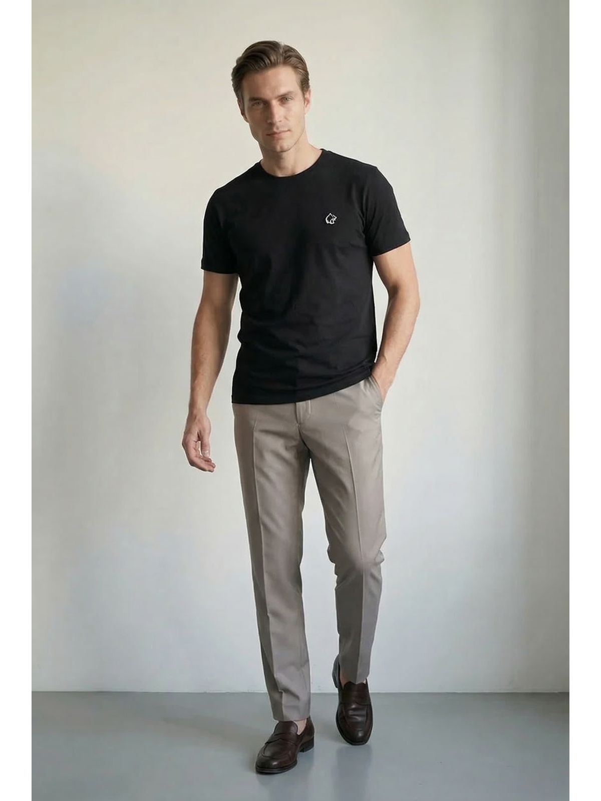 CAMISETA MARTINE LORENZO - PRETO - SP GRIFES - Camisetas Importadas no Atacado