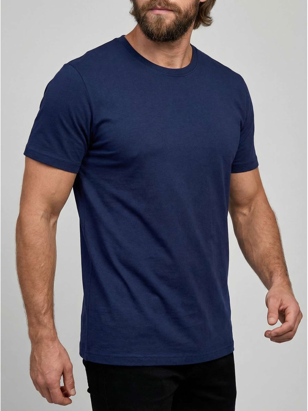 CAMISETA LATINA MARTINE LORENZO - MARINHO - SP GRIFES - Camisetas Importadas no Atacado