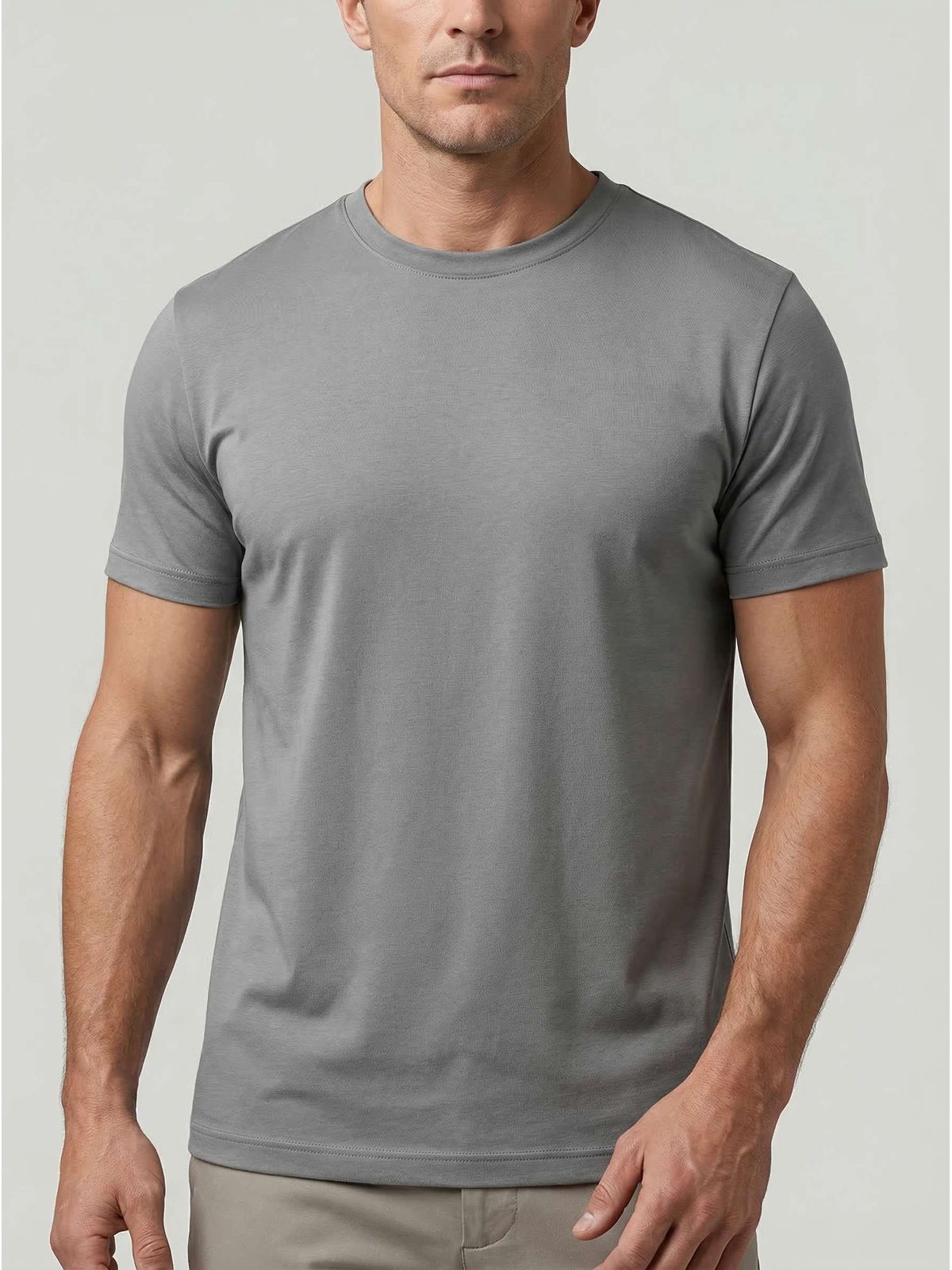 CAMISETA TECH MARTINE LORENZO - CINZA - SP GRIFES - Camisetas Importadas no Atacado