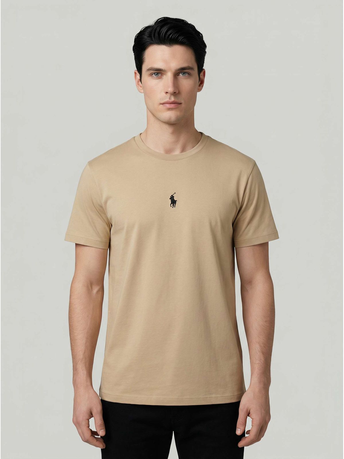 CAMISETA RALPH POLO SPORT - BEGE - SP GRIFES - Camisetas Importadas no Atacado