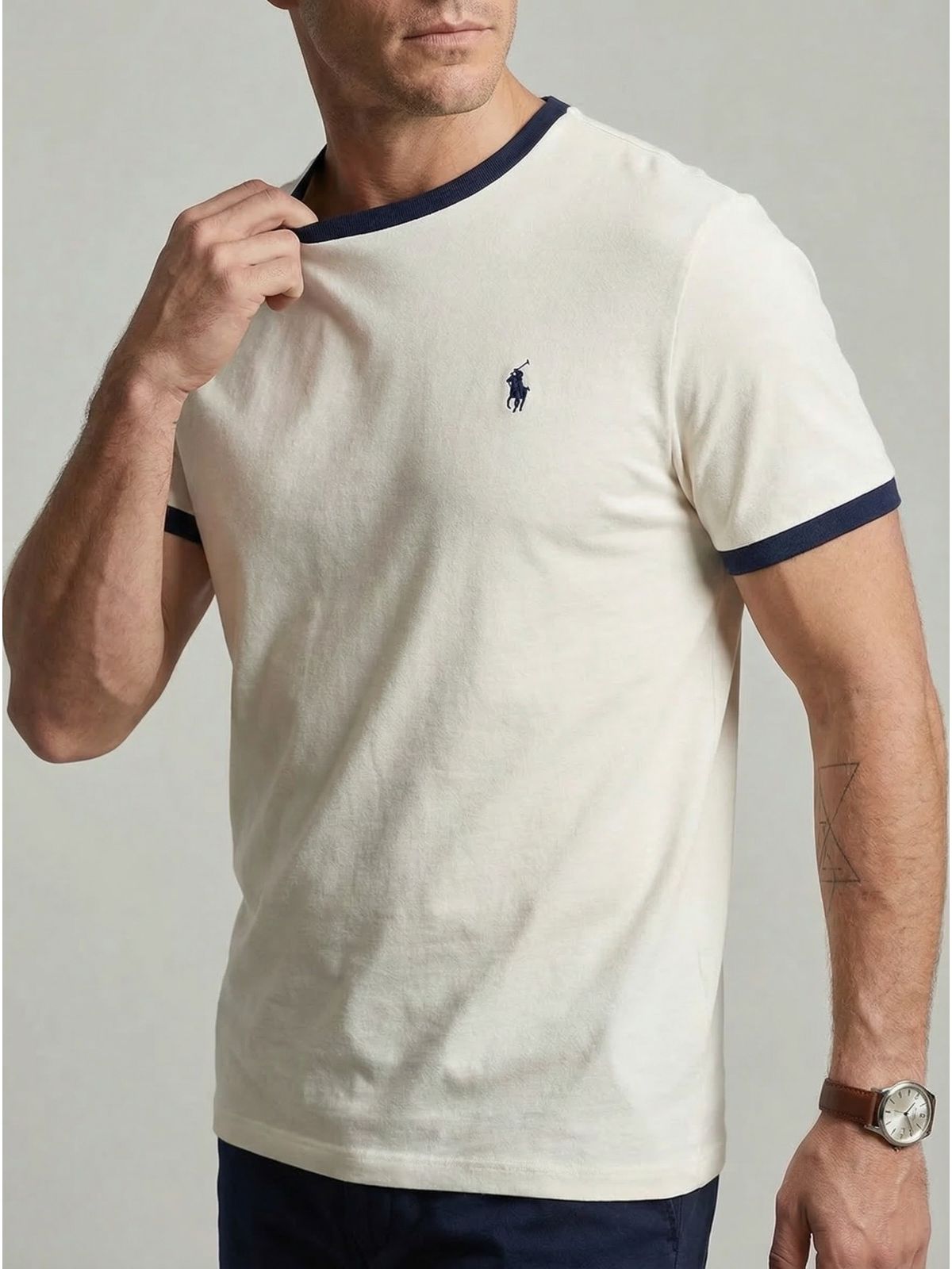 CAMISETA RALPH LAUREN - BRANCO - SP GRIFES - Camisetas Importadas no Atacado
