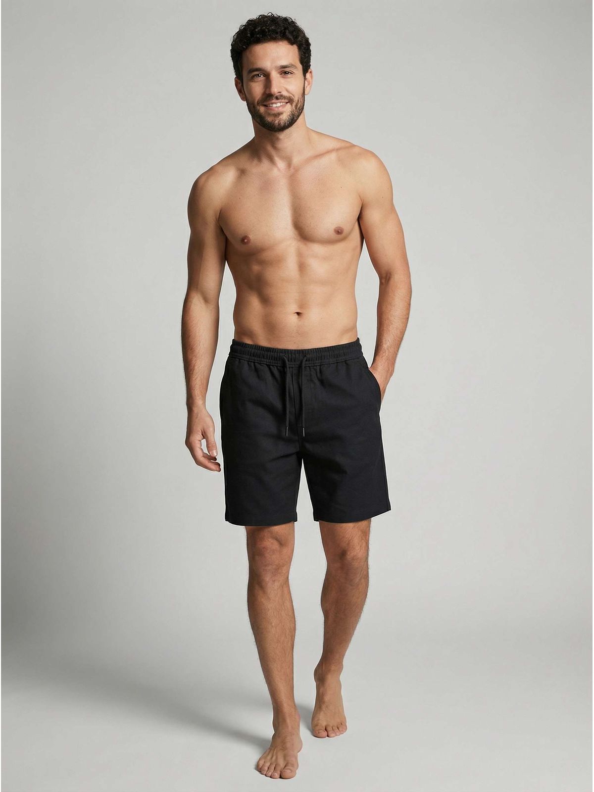 BERMUDA ZARA - PRETO - SP GRIFES - Camisetas Importadas no Atacado