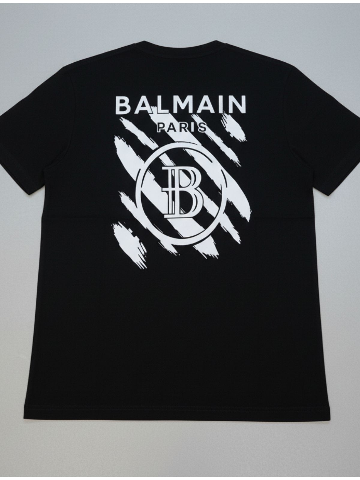 Camiseta Balmain - PRETA Copia - SP GRIFES - Camisetas Importadas no Atacado