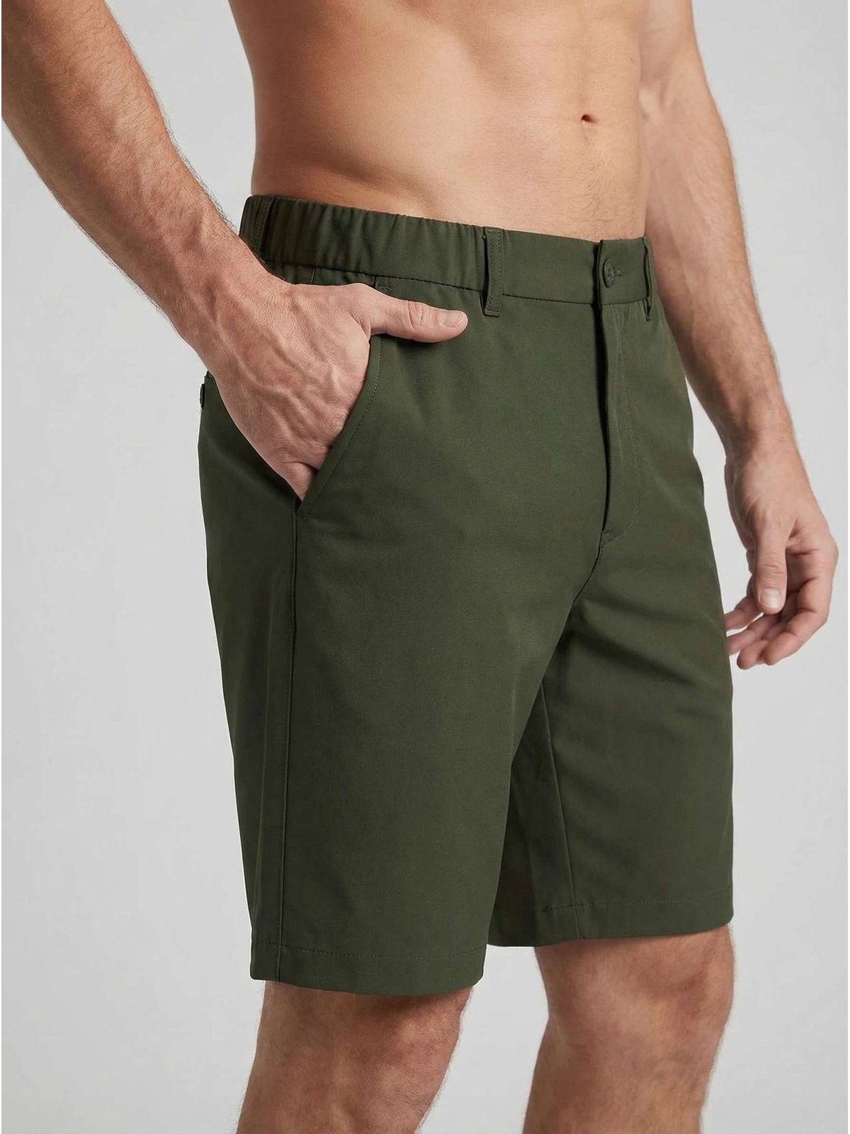 BERMUDA CAGLIARI MARTINE LORENZO - VERDE MILITAR - SP GRIFES - Camisetas Importadas no Atacado