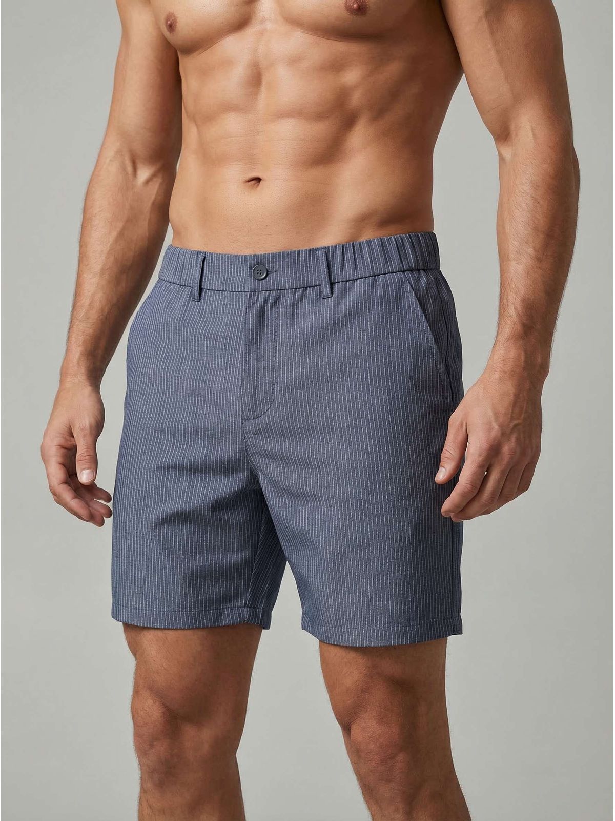 BERMUDA TORINO MARTINE LORENZO - MARINHO - SP GRIFES - Camisetas Importadas no Atacado