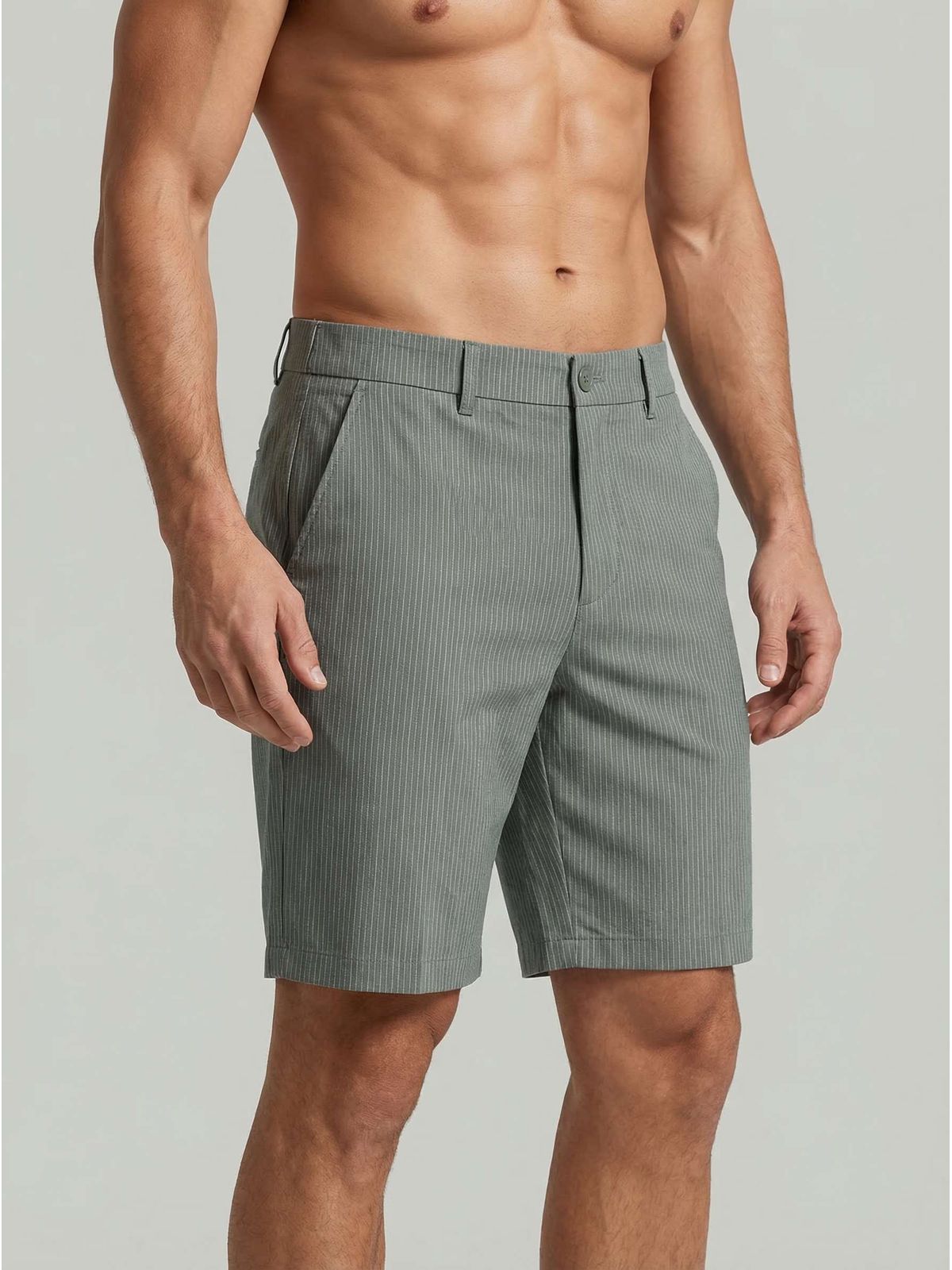 BERMUDA MARTINE TORINO LORENZO - CINZA - SP GRIFES - Camisetas Importadas no Atacado