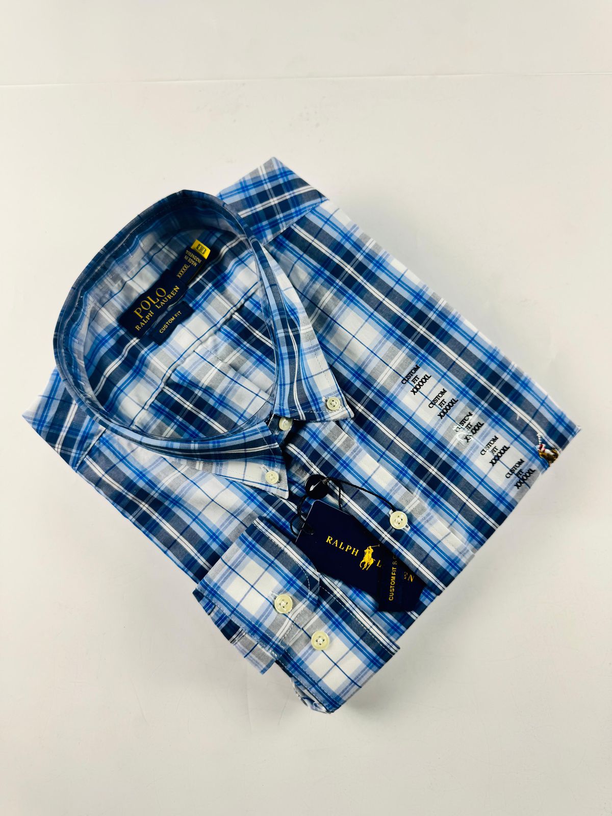 Camisa Social Ralph Lauren Manga Longa Xadrez Plus... - SP GRIFES - Camisetas Importadas no Atacado