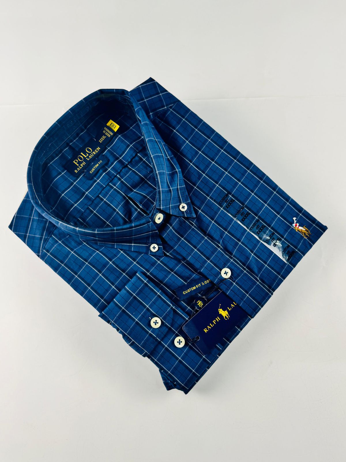 Camisa Social Ralph Lauren Manga Longa Xadrez Plus... - SP GRIFES - Camisetas Importadas no Atacado