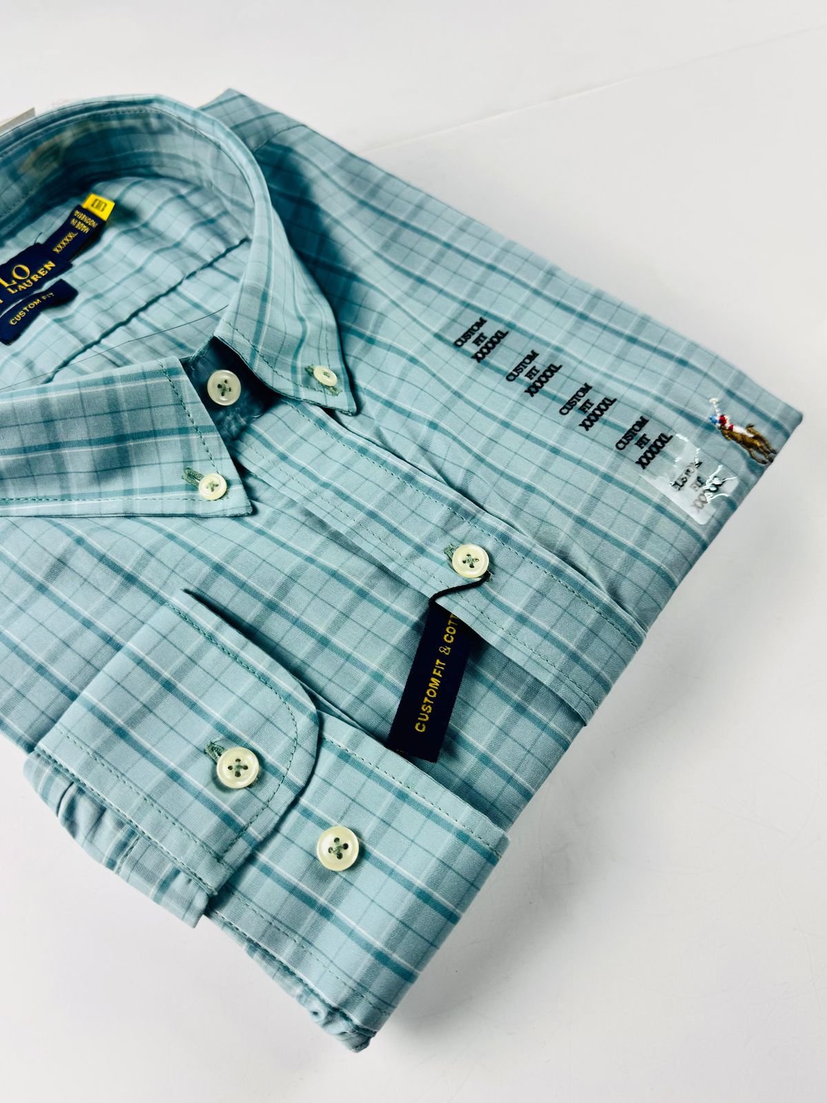 Camisa Social Ralph Lauren Manga Longa Xadrez Plus... - SP GRIFES - Camisetas Importadas no Atacado