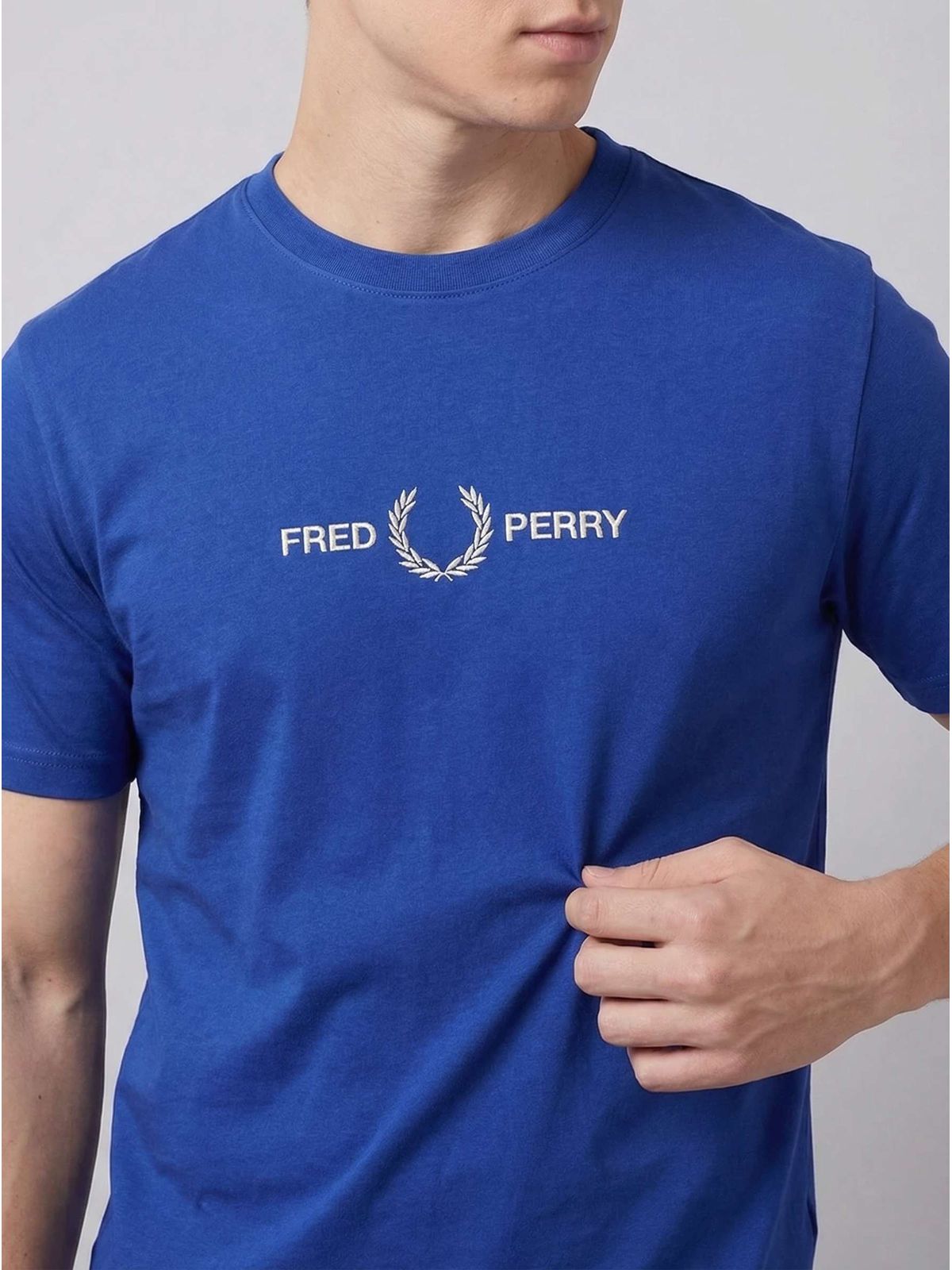 CAMISETA FRED PERRY AZUL - SP GRIFES - Camisetas Importadas no Atacado