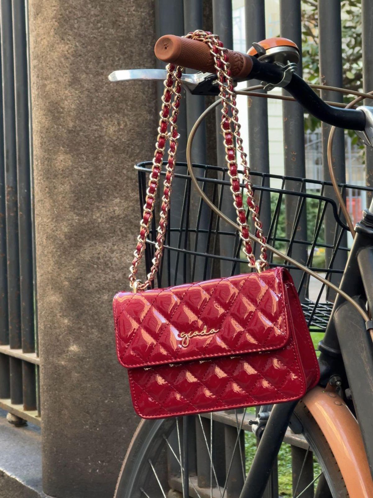 Bolsa Antonia Giada Milano - VINHO - SP GRIFES - Camisetas Importadas no Atacado