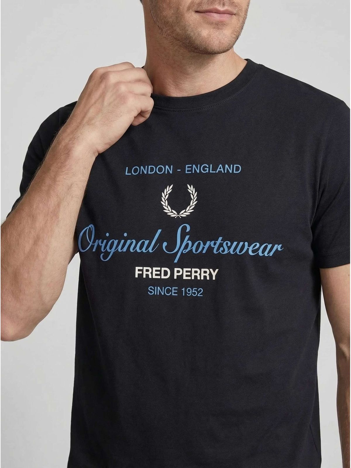 CAMISETA FRED PERRY PRETO - SP GRIFES - Camisetas Importadas no Atacado