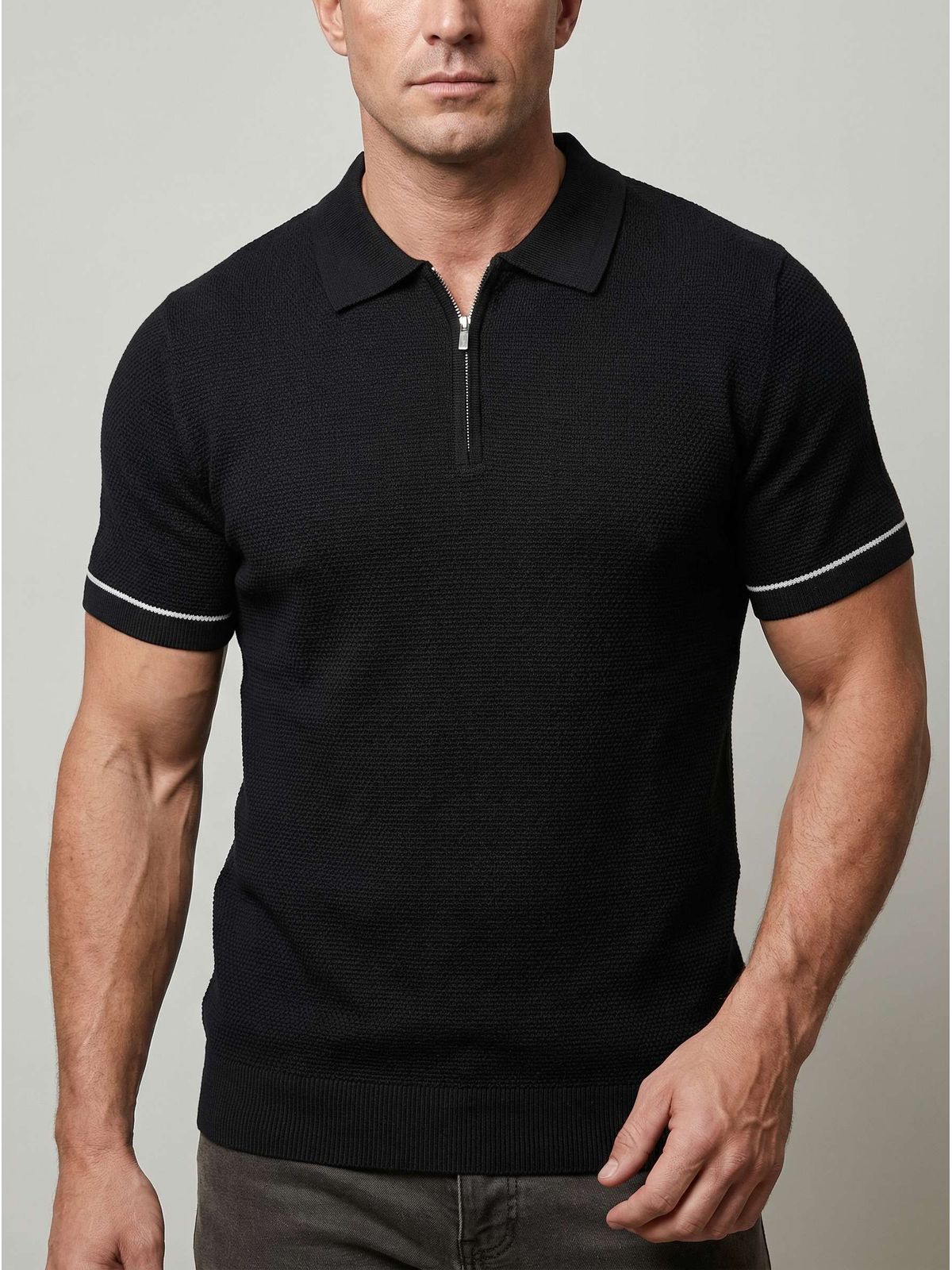 GOLA POLO TRICÔ POTENZA MARTINE LORENZO - SP GRIFES - Camisetas Importadas no Atacado