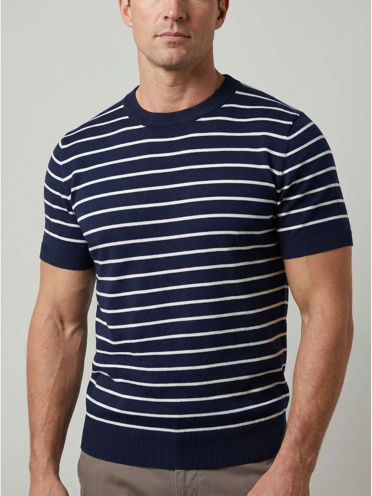 CAMISETA ZEBRI MARTINE LORENZO - MARINHO - SP GRIFES - Camisetas Importadas no Atacado