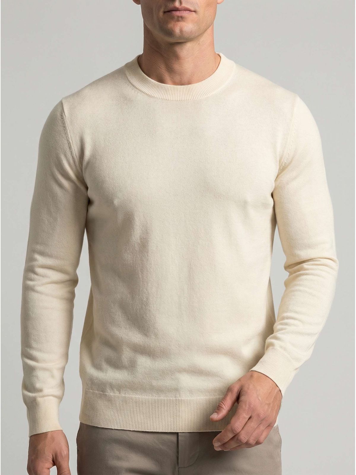 SUÉTER MARTINE LORENZO - BEGE CLARO - SP GRIFES - Camisetas Importadas no Atacado