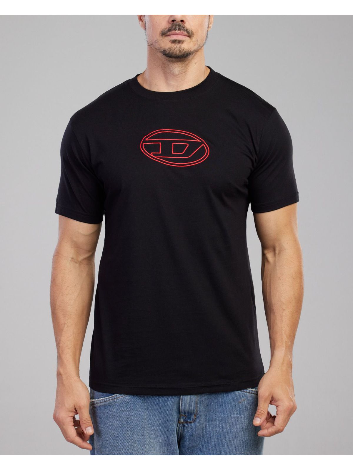 Camiseta Diesel - Preta - SP GRIFES - Camisetas Importadas no Atacado