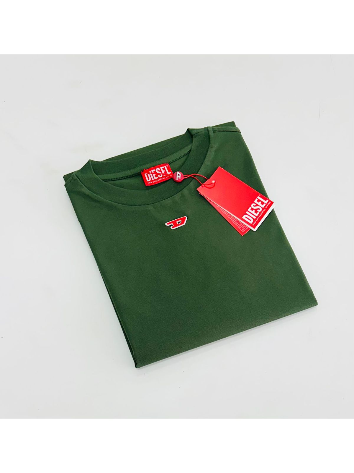 Camiseta Diesel - Verde Musgo - SP GRIFES - Camisetas Importadas no Atacado