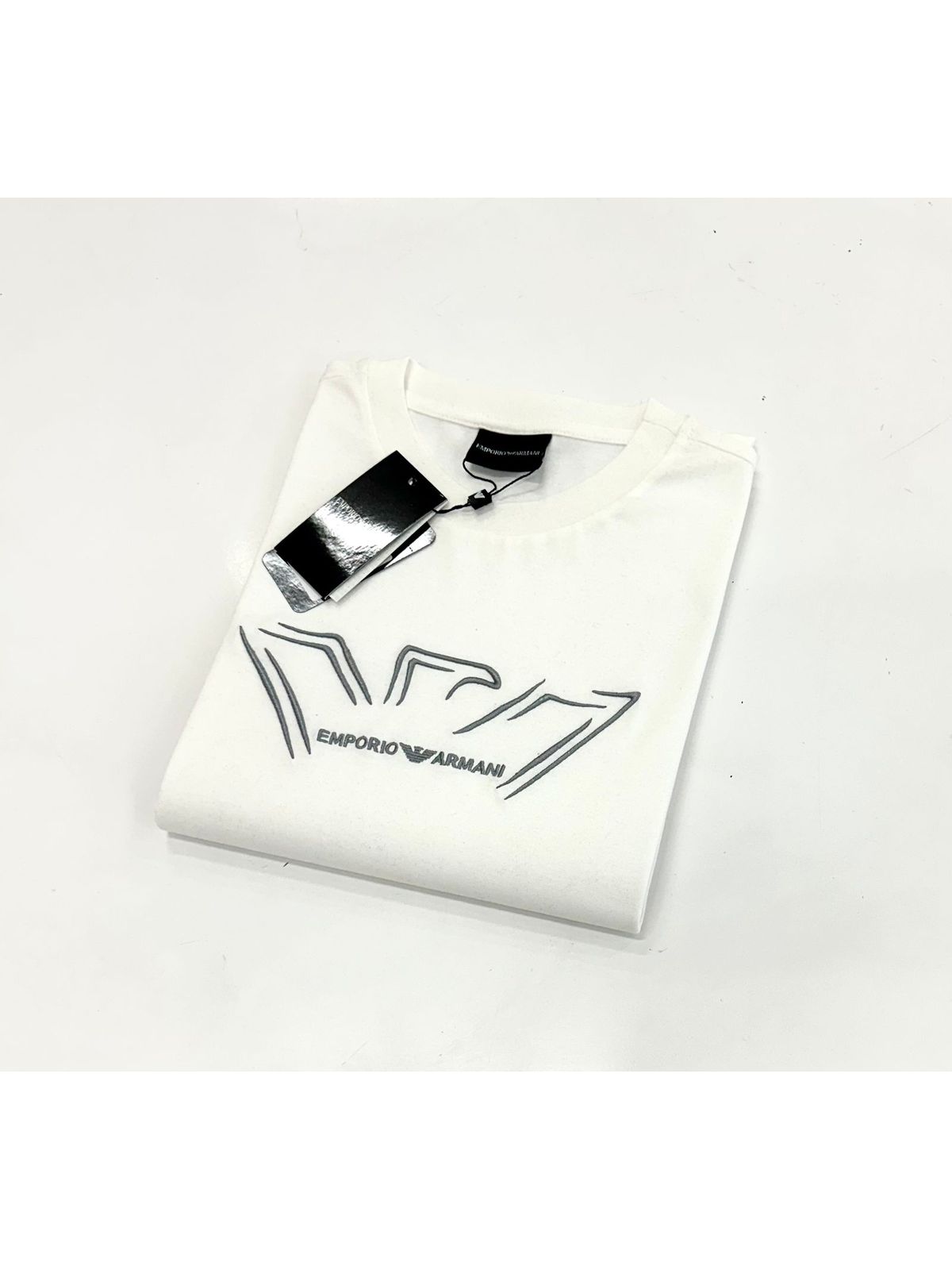 Camiseta Armani Branca - Egípcia - SP GRIFES - Camisetas Importadas no Atacado