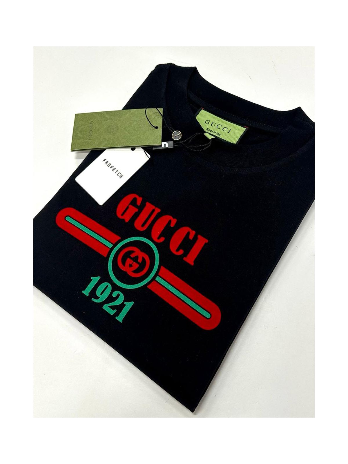 Camiseta Gucci - Preta - Chinesa - SP GRIFES - Camisetas Importadas no Atacado