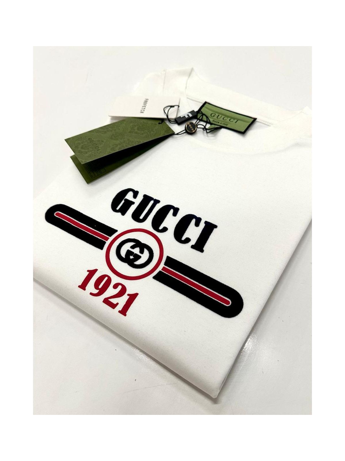 Camiseta Gucci - Branca - Chinesa - SP GRIFES - Camisetas Importadas no Atacado