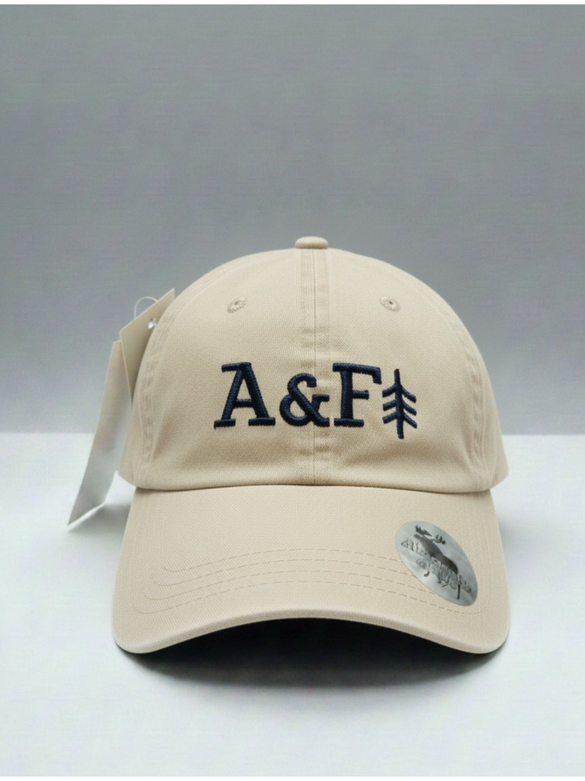 Boné Abercrombie & Fitch - Bege - SP GRIFES - Camisetas Importadas no Atacado