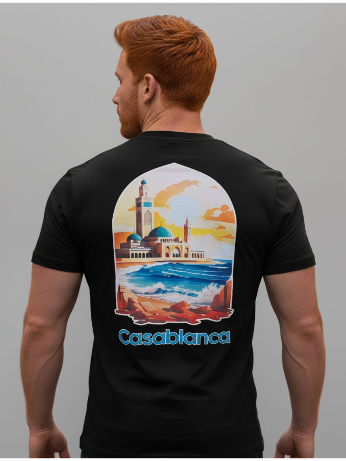 Camiseta Casa Blanca Mesquita - Preta - Chinesa - SP GRIFES - Camisetas Importadas no Atacado