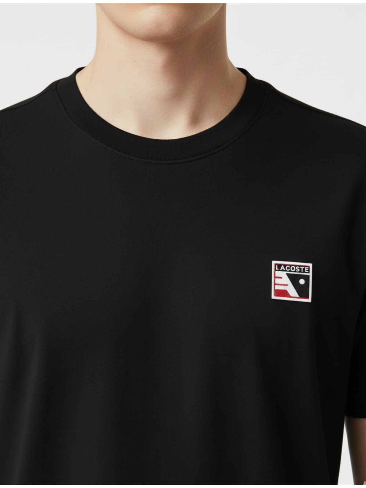 Camiseta Lacoste - Preta - SP GRIFES - Camisetas Importadas no Atacado