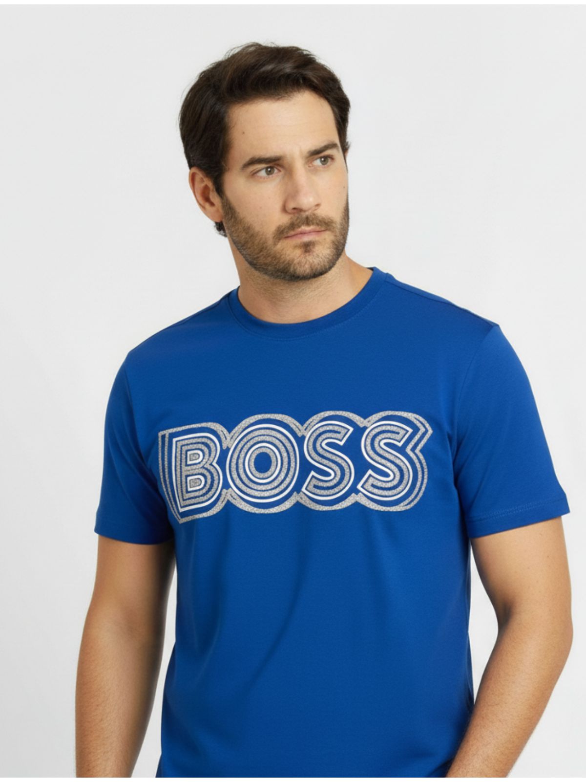 Camiseta Hugo Boss - Azul Royal - SP GRIFES - Camisetas Importadas no Atacado