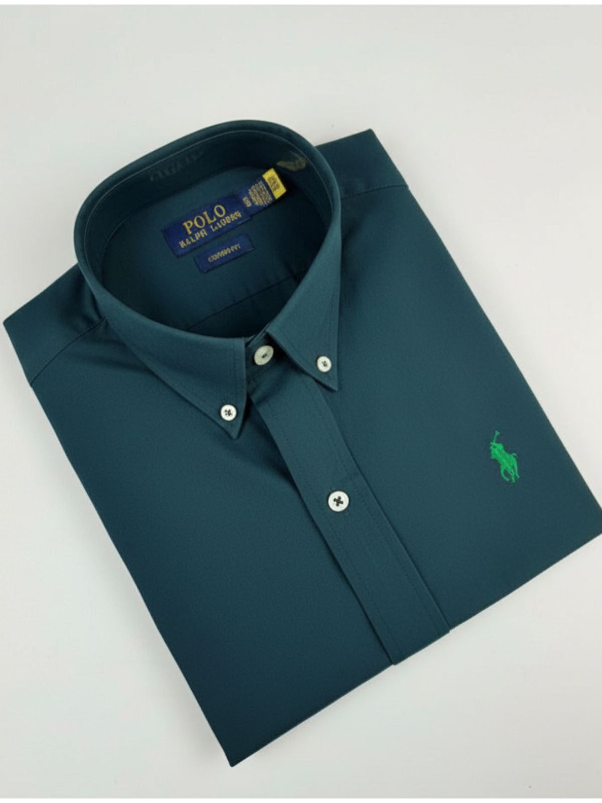 CAMISA SOCIAL MANGA CURTA RALPH LAUREN - AZUL MARI... - SP GRIFES - Camisetas Importadas no Atacado