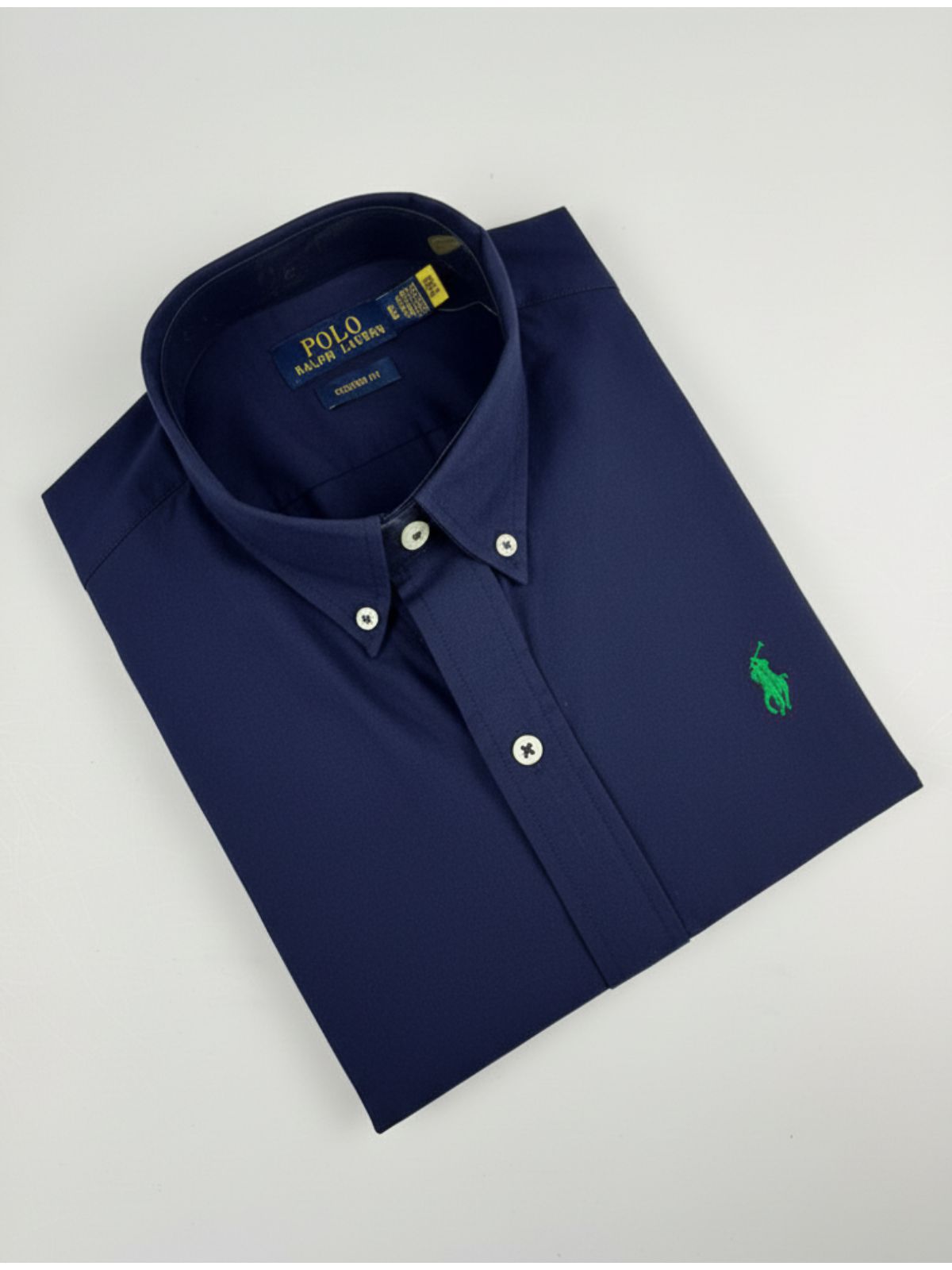 Camisa Social Ralph Lauren Manga Curta - Marinho - SP GRIFES - Camisetas Importadas no Atacado