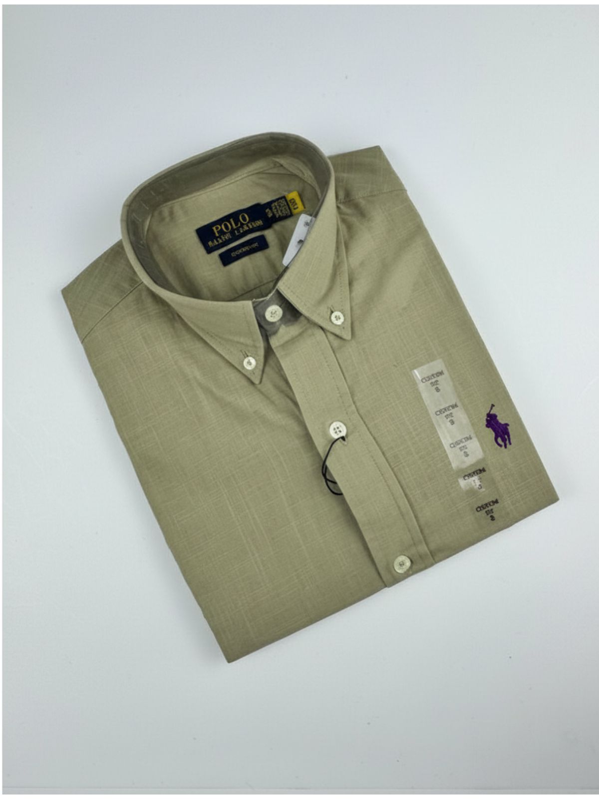 Camisa Social Linho Manga Curta Ralph Lauren - Ver... - SP GRIFES - Camisetas Importadas no Atacado