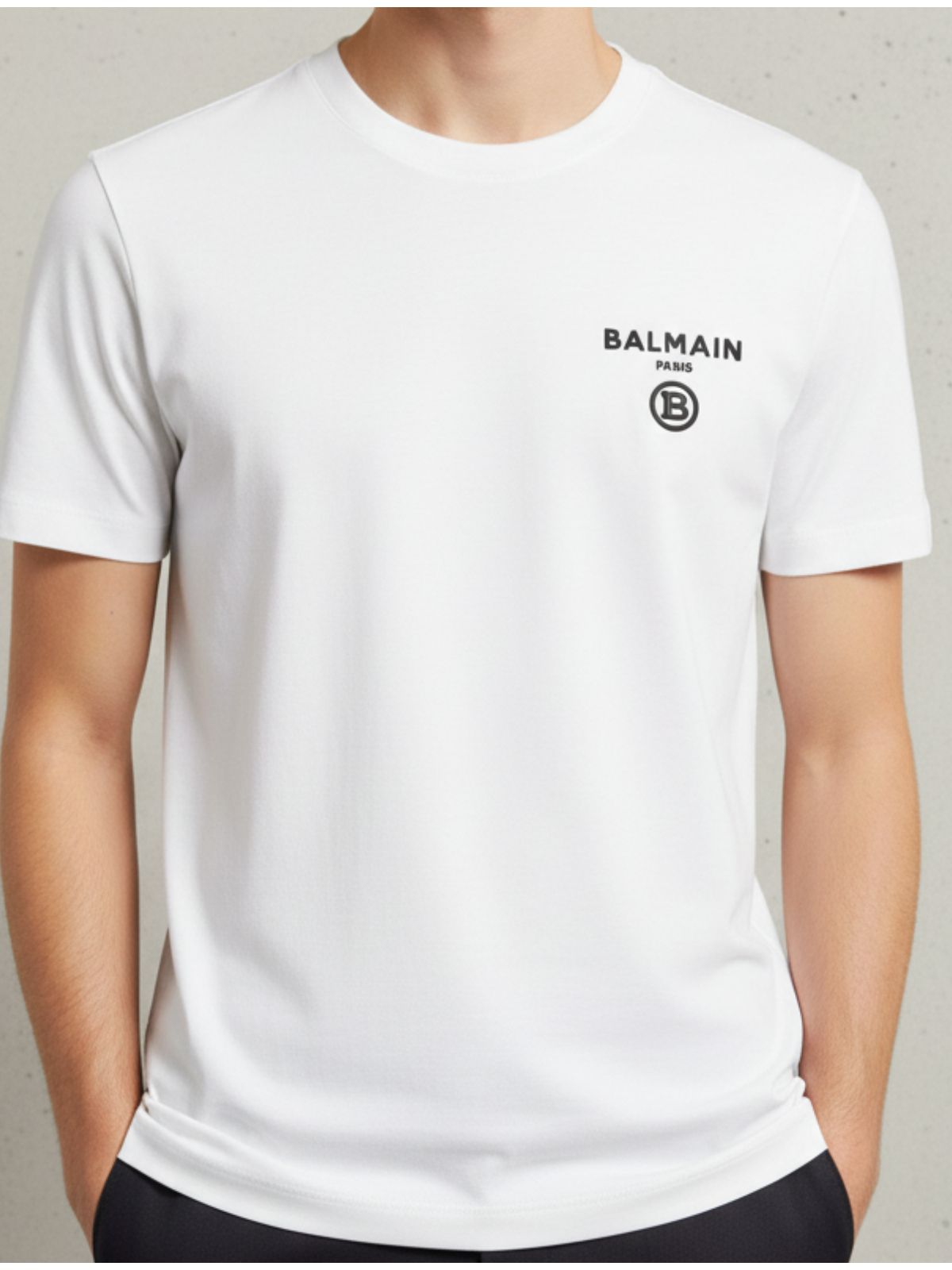 Camiseta Balmain - Branca - SP GRIFES - Camisetas Importadas no Atacado