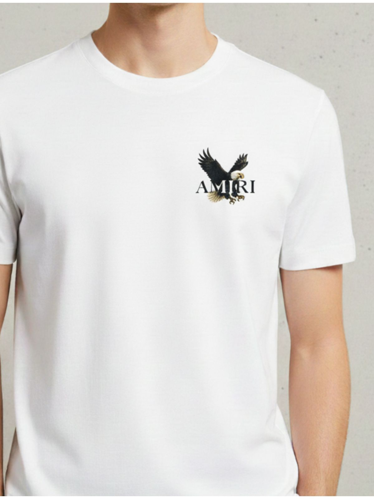 Camiseta Amiri - Branca - Chinesa - SP GRIFES - Camisetas Importadas no Atacado