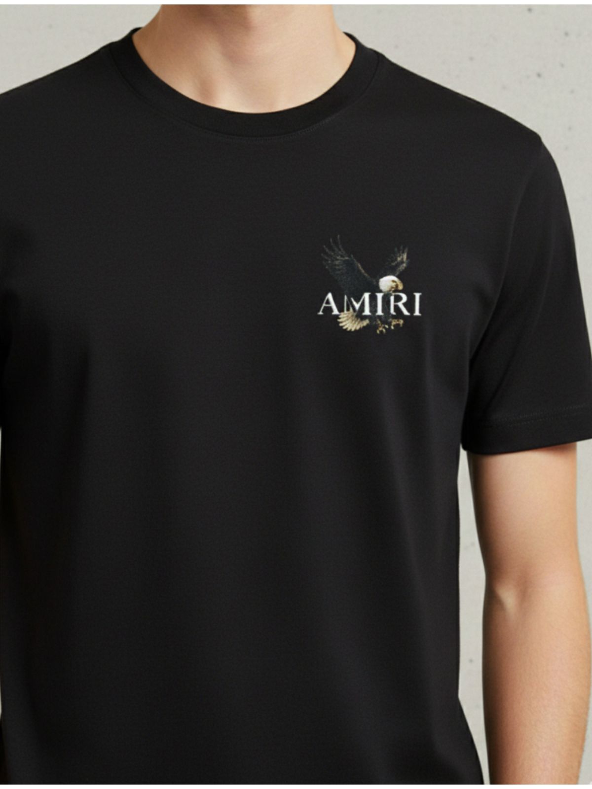 Camiseta Amiri - Preto - Chinesa - SP GRIFES - Camisetas Importadas no Atacado