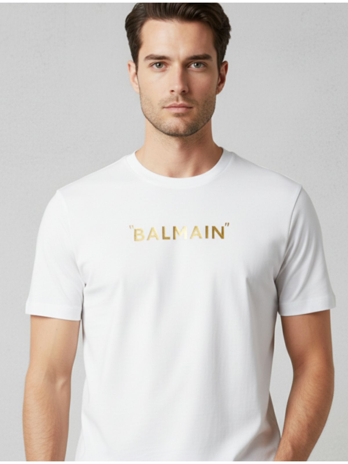 Camiseta Balmain - Branca - SP GRIFES - Camisetas Importadas no Atacado