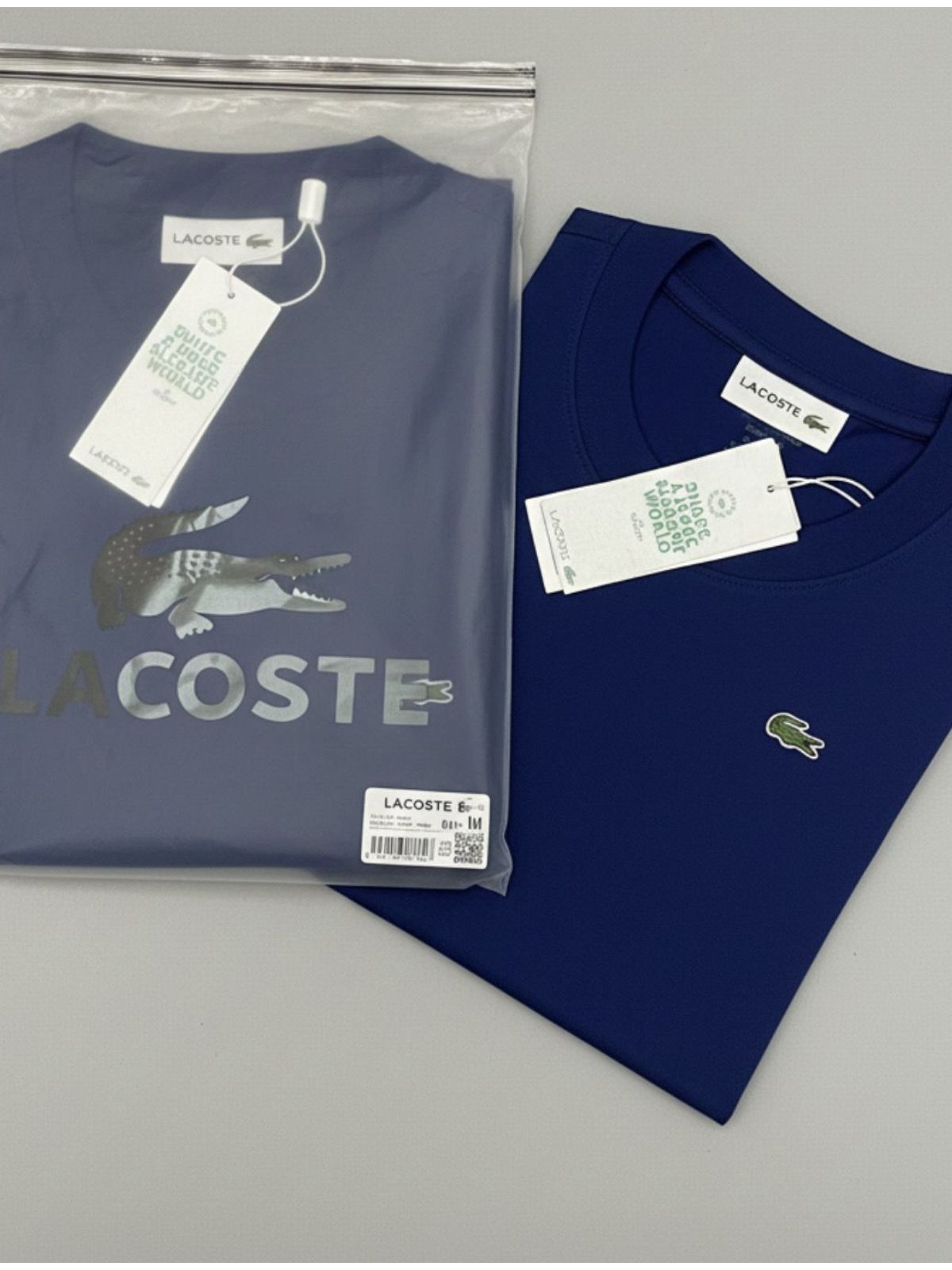 Camiseta Lacoste Royal Com Bag - Egípcia - SP GRIFES - Camisetas Importadas no Atacado