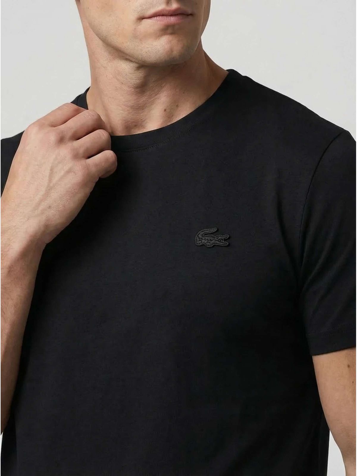 CAMISETA LACOSTE - PRETO - SP GRIFES - Camisetas Importadas no Atacado