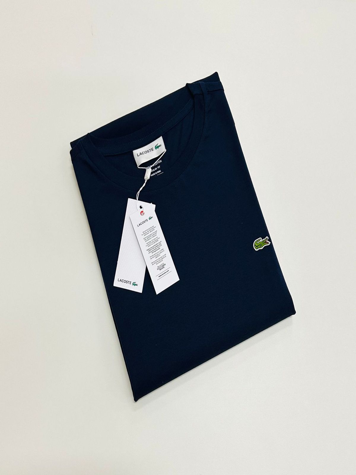 BÁSICA LACOSTE - MARINHO - SP GRIFES - Camisetas Importadas no Atacado