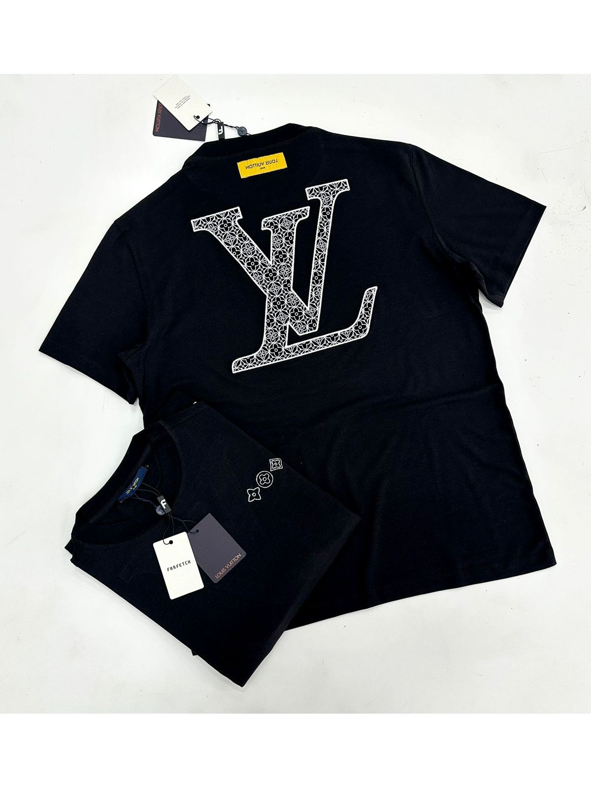 Camiseta Louis Vuitton - Preta - Chinesa - SP GRIFES - Camisetas Importadas no Atacado