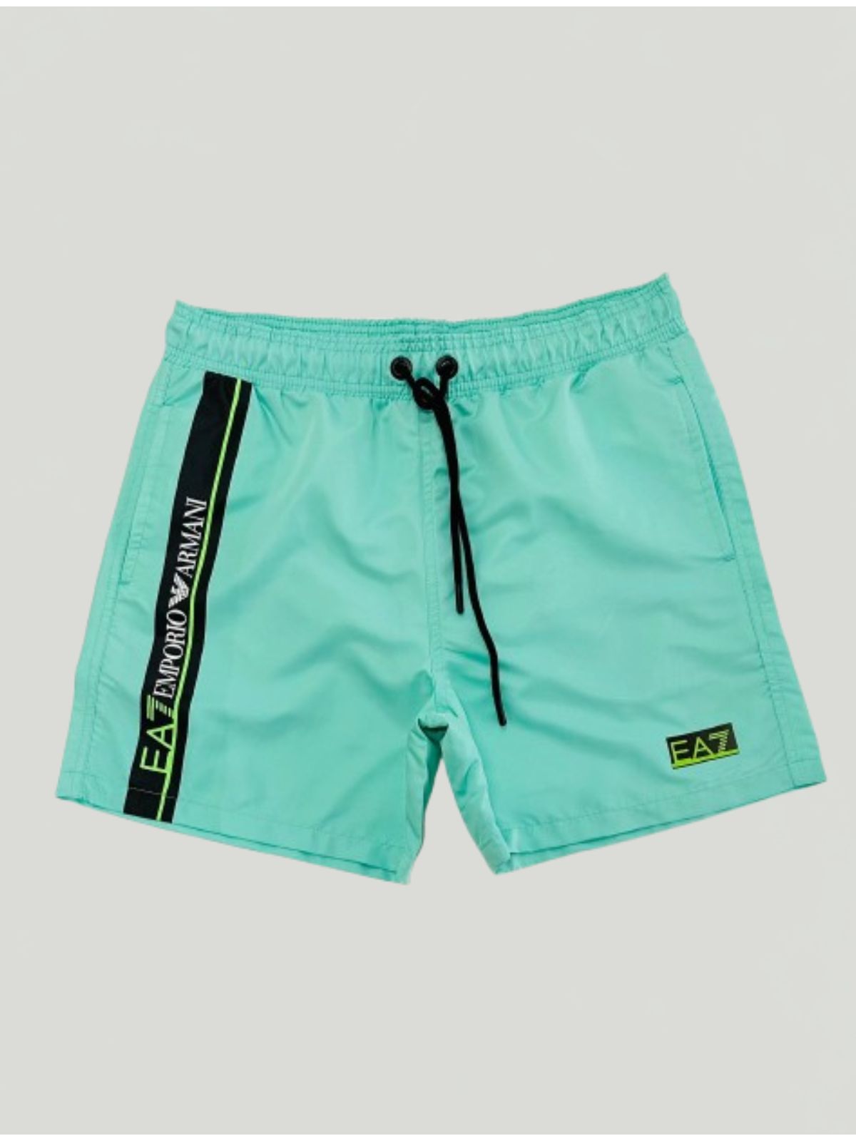 Short Empório Asrmani - Azul Piscina - SP GRIFES - Camisetas Importadas no Atacado